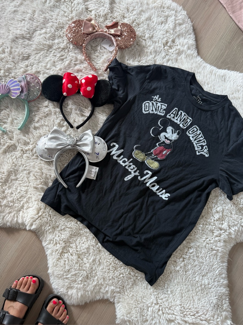 Disney gear 4 Mickey ears like new including 100th anniversary limited edition!